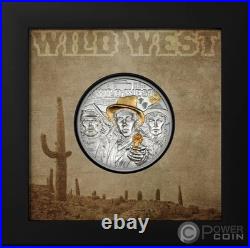 WILD WEST Legends 3 Oz Silver Coin 20$ Cook Islands 2024