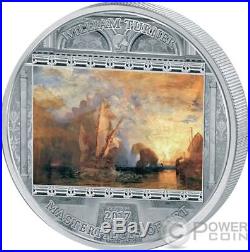 WILLIAM TURNER ULYSSES Masterpieces Art 3 Oz Silver Coin 20$ Cook Islands 2017