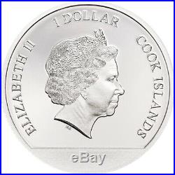 WINTER WONDERLAND Globes Silver Coin 1$ Cook Islands 2019