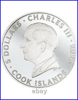WRATH 1 Oz Silver Coin 5$ Cook Islands 2025