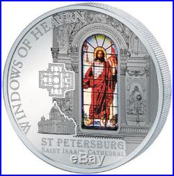 Windows of Heaven St. Isaac's Cathedral 10$. 925 silver coin Cook Islands