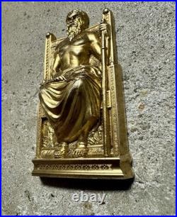 ZEUS FATHER OF THE GODS 2022 3 oz. 999 Silver Gilded Coin Cook Islands