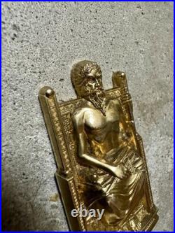 ZEUS FATHER OF THE GODS 2022 3 oz. 999 Silver Gilded Coin Cook Islands