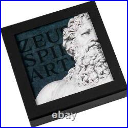 ZEUS FATHER OF THE GODS 2022 3 oz Silver Gilded Smartminting Coin Cook Islands
