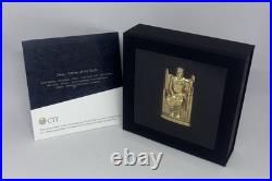ZEUS FATHER OF THE GODS 2022 3 oz Silver Gilded Smartminting Coin Cook Islands